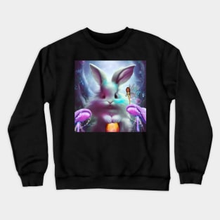 Cute Easter Bunny with Easter Egg the Two Best Things of Easter Crewneck Sweatshirt